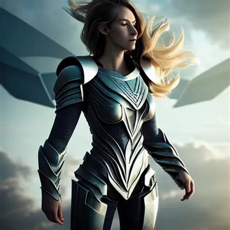 beautiful Kryptonian girl with full armor, full body | Stable Diffusion ...