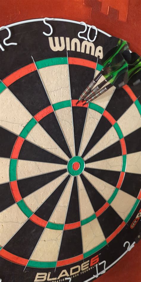 New Board for new years, first 180! : r/Darts