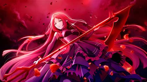 Wallpaper : The Eminence in Shadow, anime, vampire girl, scythe, Red moon 1920x1080 ...