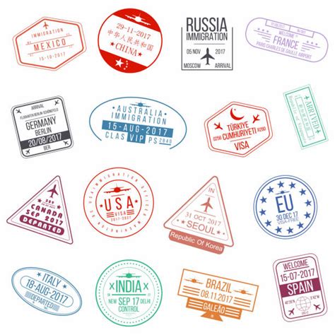 Russian Passport Stamp Illustrations, Royalty-Free Vector Graphics & Clip Art - iStock