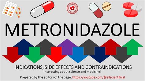 Metronidazole: Indications, side effects and contraindications - YouTube