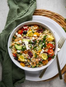 Greek Orzo Pasta Salad » Sea Salt Savorings