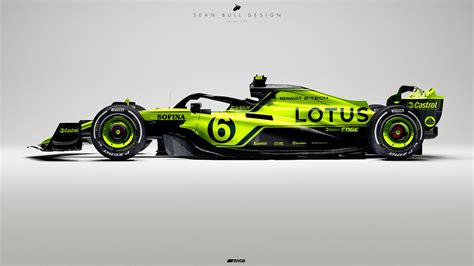 Sean Bull Design on Twitter: "2023 Lotus F1 Livery concept Electric ...