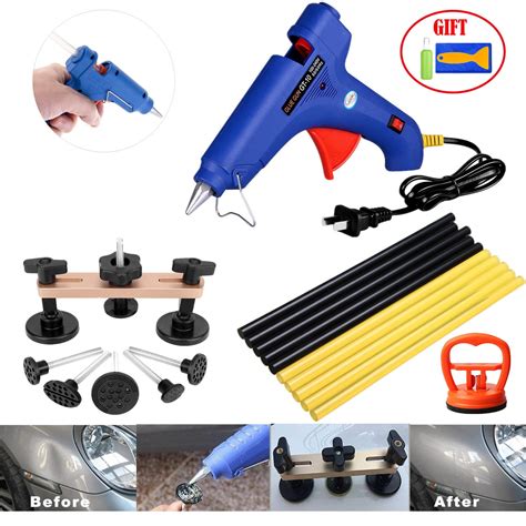 Paintless Dent Repair Tools - Car Dent Removal Kit Bridge Dent Puller ...