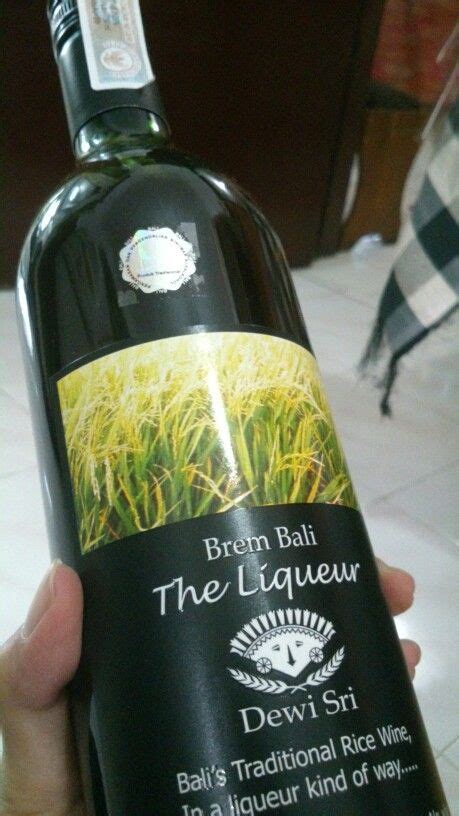 Brem Bali (Bali's traditional rice wine), one of the gift from Bali, Indonesia. Such a liqueur ...