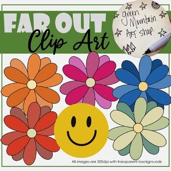 FREE Far Out Clip Art by Green Mountain Art Shop | TPT