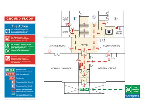 Evacuation Safety Floor Plan for $20 - SEOClerks