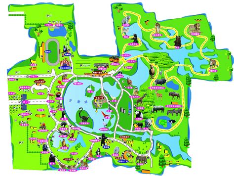 Shanghai Zoo Map