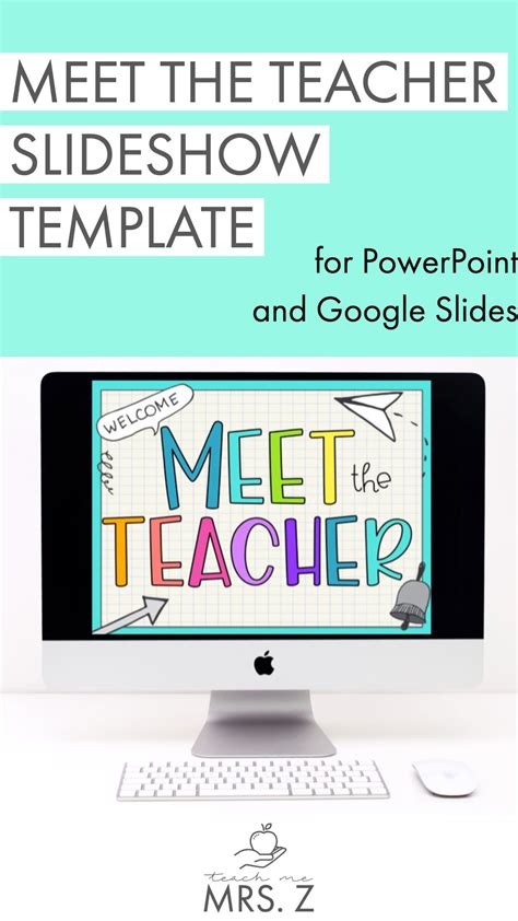 Meet The Teacher Powerpoint Template