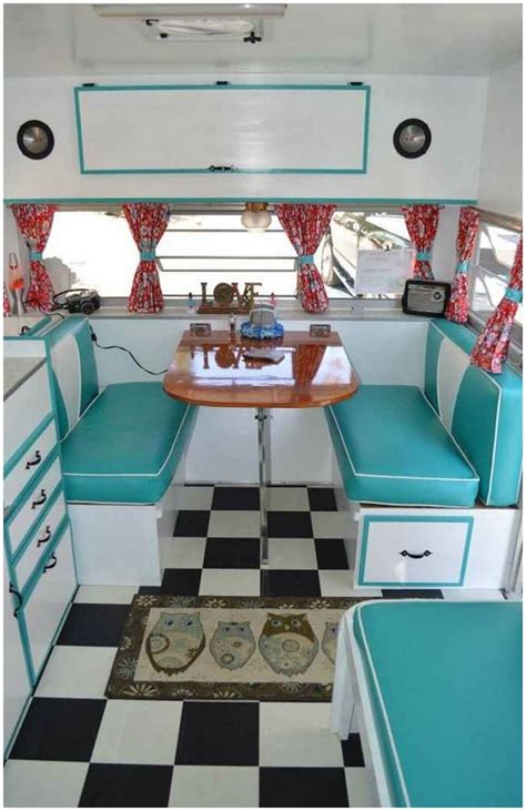 Retro Camper Interior Ideas 136 | Vintage camper interior, Caravan ...