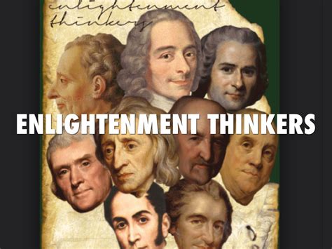 Enlightment Thinkers by Victoria Pereira