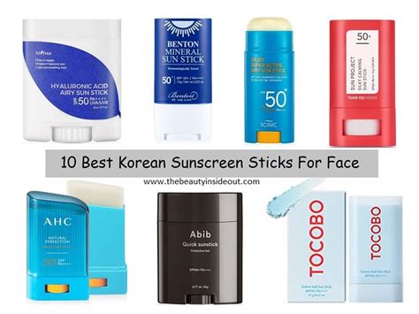 10 Best Korean Sunscreen Stick For Every Skin Type