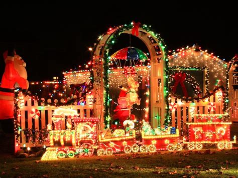 Outdoor Christmas Train Decoration - Ideas on Foter