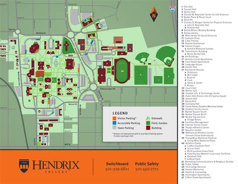 Hendrix College | Campus Map