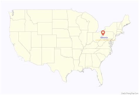 Map of Gibsonia CDP