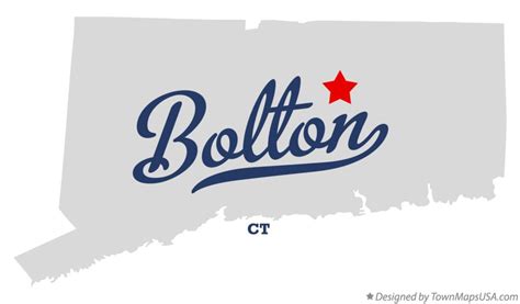 Map of Bolton, CT, Connecticut