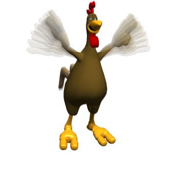 chicken flying cartoon png - Clip Art Library