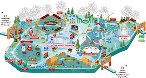 Hyde Park Winter Wonderland Map on Behance