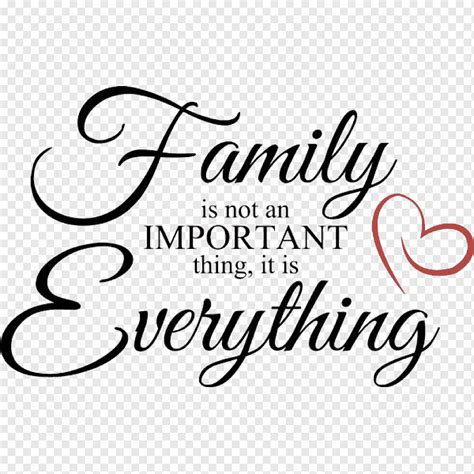 Blue background with text overlay, Family is not an important thing, it ...