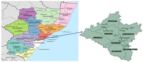 Sub-districts of uMgungundlovu District Municipality within Kwa-Zulu ...