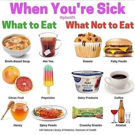 natural health on Instagram: “The best and worst foods to eat when you’re sick - Here are foods ...