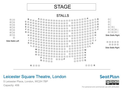 Leicester Square Theatre Seating Plan