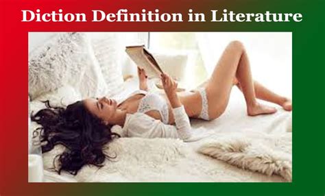 Diction Definition In Literature - Menonimus