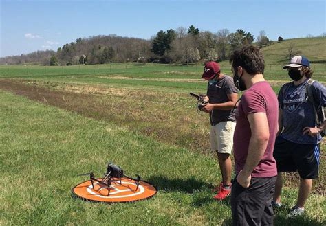 Students Use Drones to Measure Soil Moisture Levels for Research Project