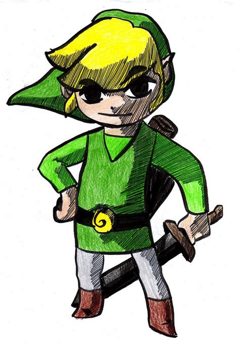 Toon Link Art : r/zelda