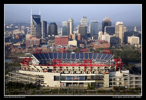 Titans Stadium and Nashville skyline - a photo on Flickriver