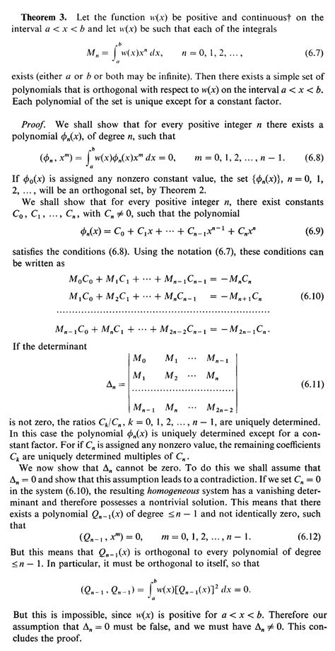 real analysis - On the construction of orthogonal polynomials - Mathematics Stack Exchange