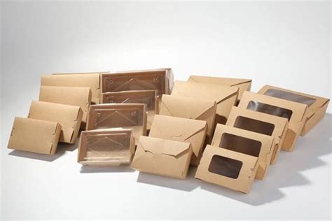 Biodegradable chicken recyclable boxes take out hot fast food fried disposable brown kraft paper ...