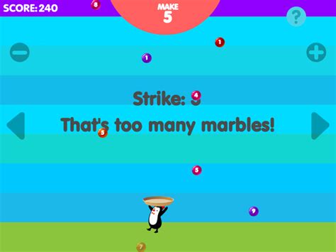 🕹️ Play Marble Drop Addition Game: Free Online Adding Video Game for ...