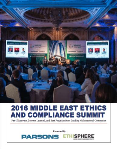 2016 Middle East Ethics Summit - Ethisphere Magazine