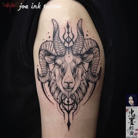 101 Amazing Goat Tattoos You Have Never Seen Before! in 2020 | Tattoo goat, Geometric goat ...