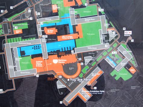 You Are Here | Map of the Barbican Estate The Barbican Estat… | Flickr