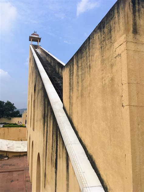 Jantar Mantar, Jaipur [OC] -- world's largest sundial : IncredibleIndia