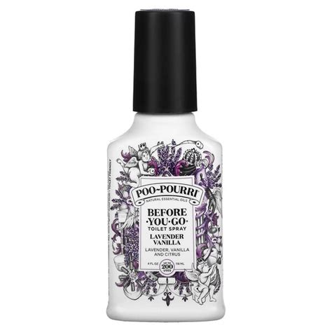 Poo-Pourri, Before-You-Go Toilet Spray, Lavender Vanilla, 4 fl oz (118 ml)