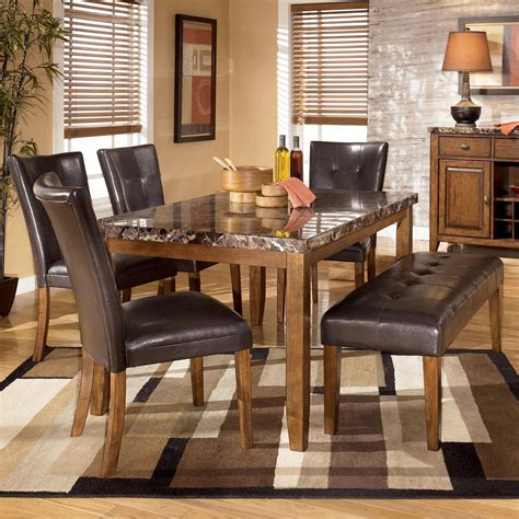 Signature Design by Ashley Lacey 6-Piece Dining Table with Side Chairs ...