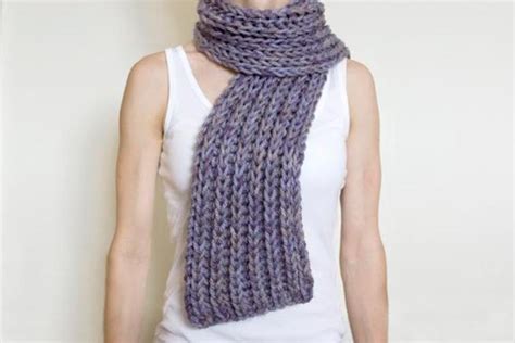 11 Chunky Knit Scarf Patterns to Knit This Weekend | Craftsy