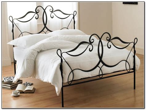 Black Wrought Iron Bed Frames | Iron bed frame, Wrought iron bed frames ...