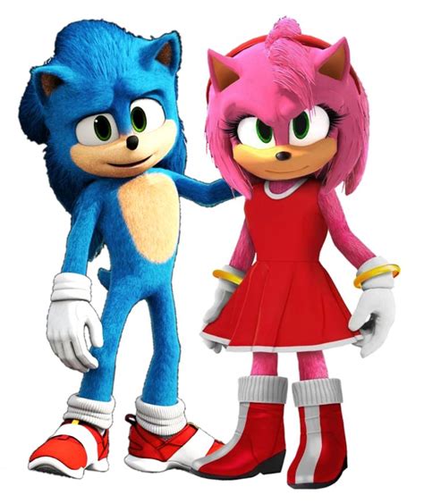 Sonic & Amy | Sonic and amy, Sonic the movie, Hedgehog movie