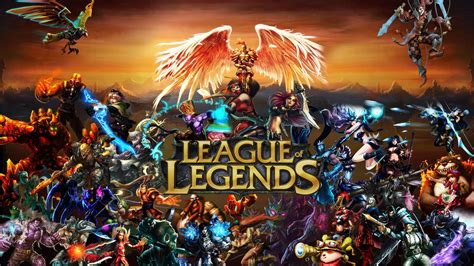 League Of Legends Personajes Poster Fondo de pantalla ID:3122