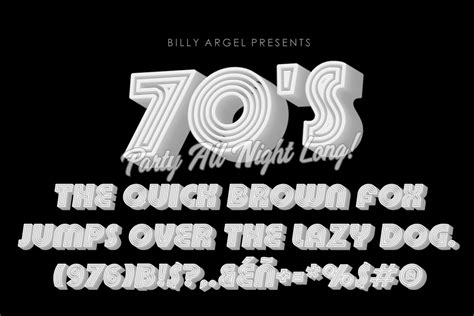 70'S DISCO PERSONAL USE Windows font - free for Personal