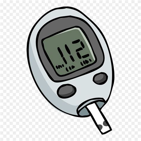 Glucose Meter Clipart - Blood Sugar Monitor Transparent Background ...