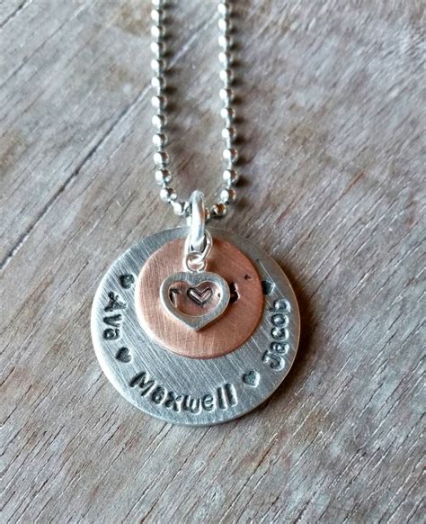 Personalized Mom Necklace Mom Family Necklace Gift for Her | Etsy