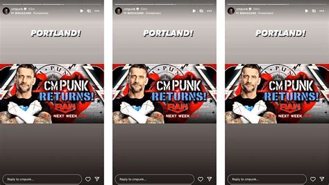 CM Punk shares one-word message following WWE RAW