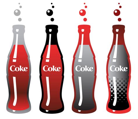 Coke Bottle Pop Art – Free Coca-Cola Vector Illustrations | Coca-Cola ...