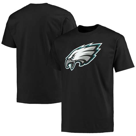 Men's NFL Pro Line Black Philadelphia Eagles Primary Logo T-Shirt