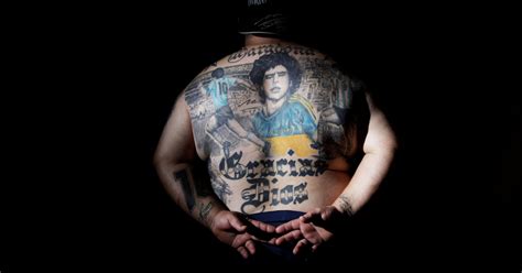 In Argentina, Maradona fans get tattoos to celebrate 'eternal love' for ...